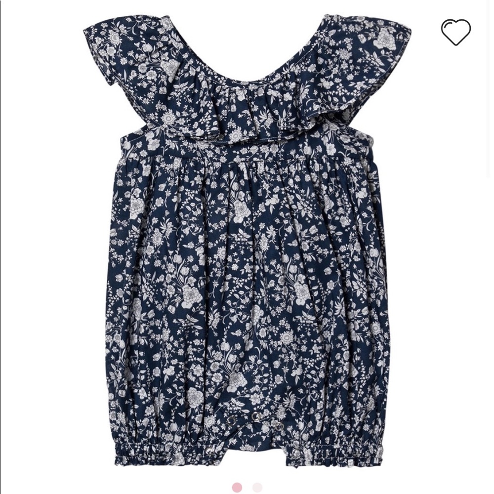 Olivier London Navy Romper | Size 1-2T